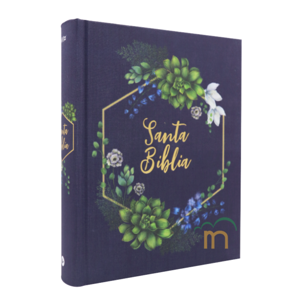 Biblia edición artística NVI - Azul marino - Image 3