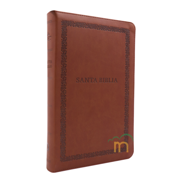Biblia tierra santa ultrafina letra grande RVR60 - Café - Cierre - Image 3