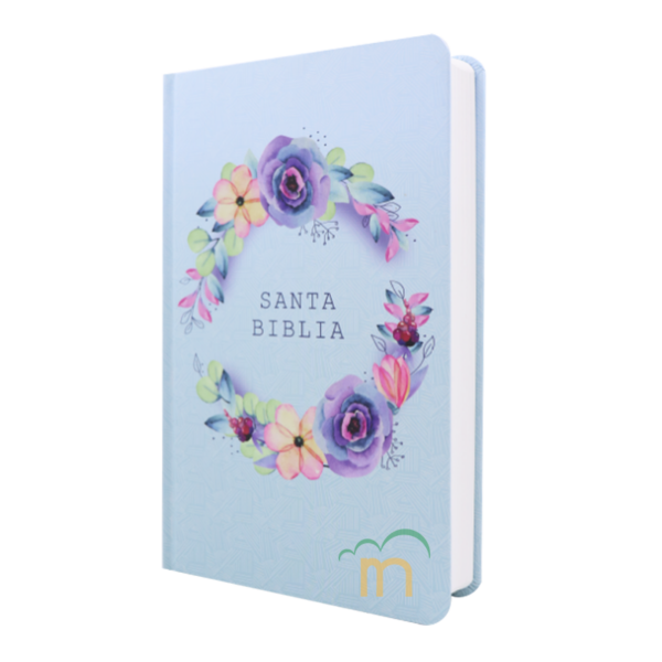 Biblia nombres de Dios RVR60 - Flores azules - Image 2