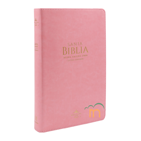 Biblia manual letra grande RVR60 - Rosa - Cierre - Image 3