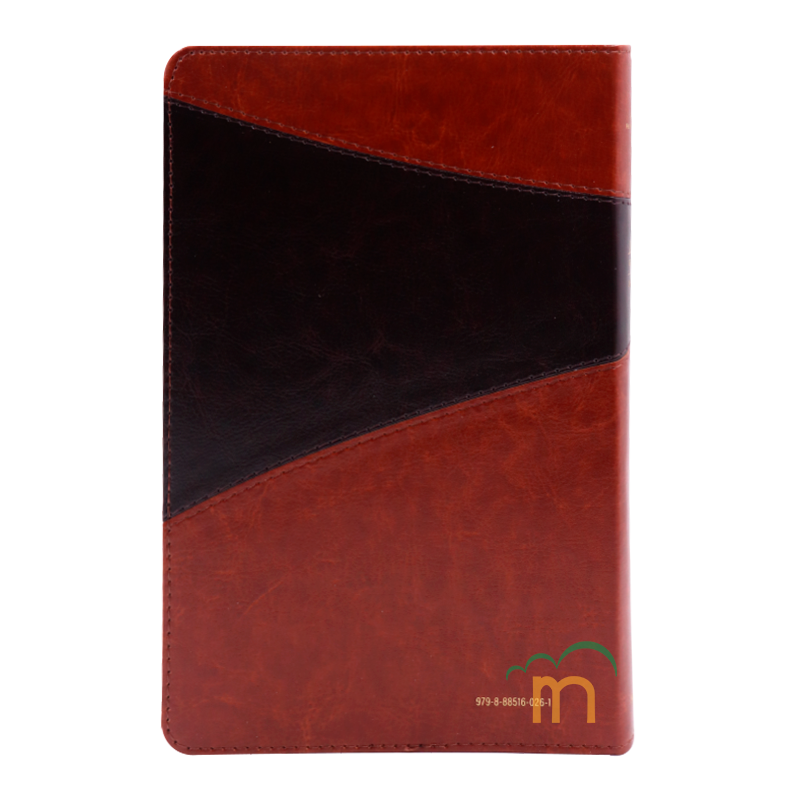 Biblia manual letra grande RVR60 - Marrón y marrón - Image 4