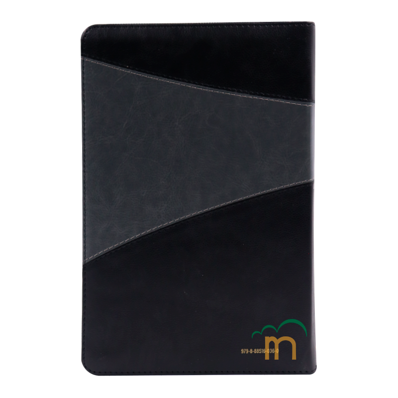 Biblia manual letra grande RVR60 - Negro y gris - Cierre - Image 4