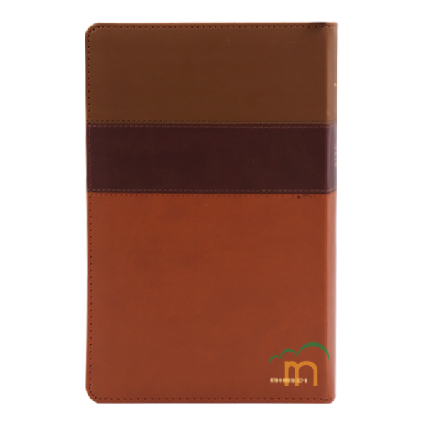 Biblia manual letra gigante RVR60 - Café, café y marrón - Cierre - Image 3