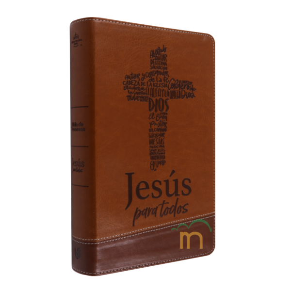 Biblia de promesas tamaño manual RVR60 - Jesús para todos - Café - Image 3