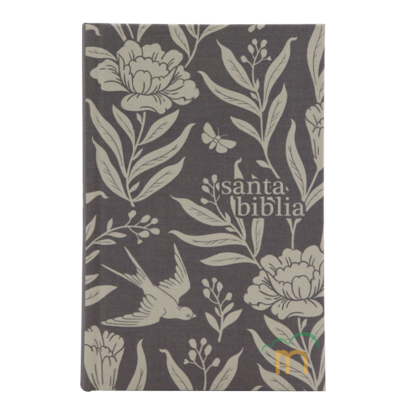 Biblia ultrafina compacta NVI - Floral gray