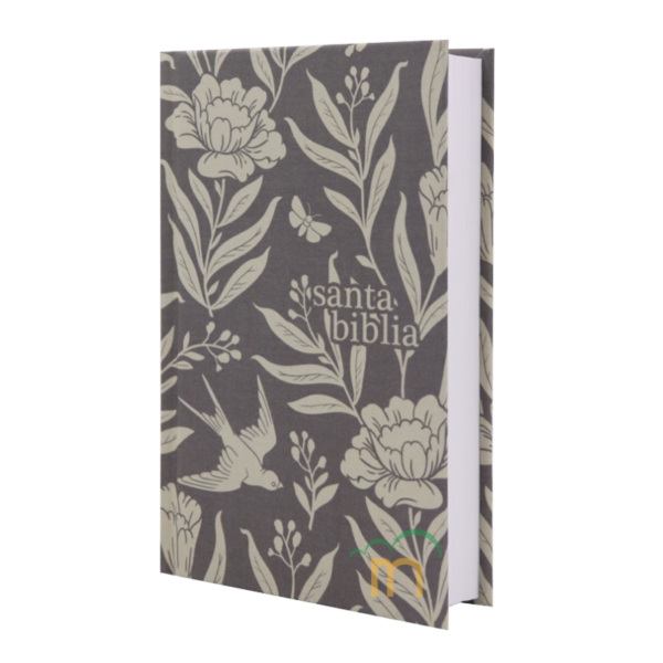 Biblia ultrafina compacta NVI - Floral gray - Image 2