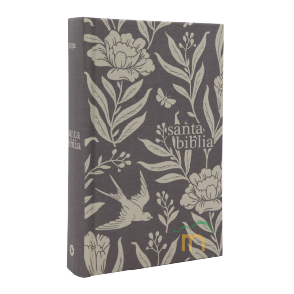 Biblia ultrafina compacta NVI - Floral gray - Image 3