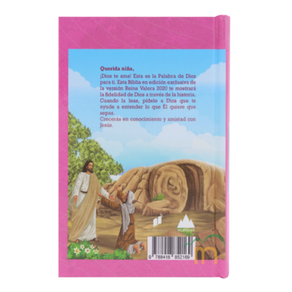 Biblia para niños RVR 2020 - Rosa - Image 4