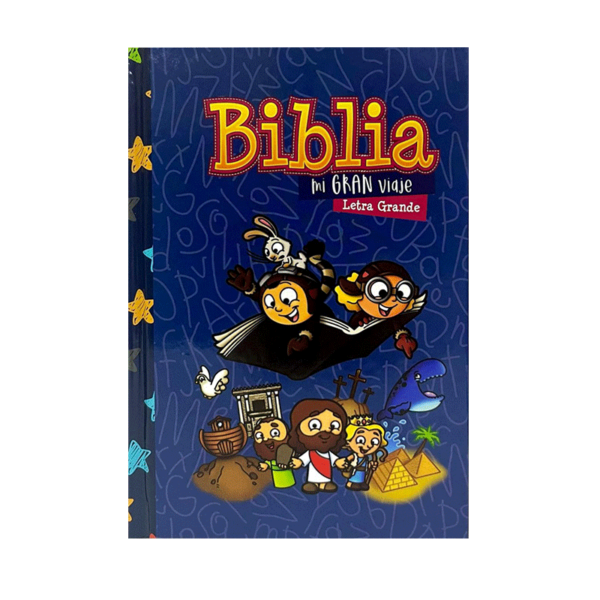 Biblia mi gran viaje RVR60 - Azul - Letra grande