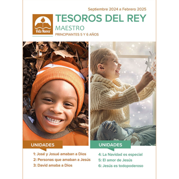 Paquete Tesoros del Rey 5 a 6 años - Maestro (Sep a Feb 2025)