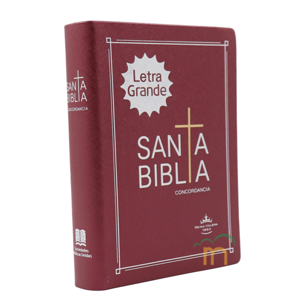 Biblia chica letra mediana RVR60 - Vino - Image 3