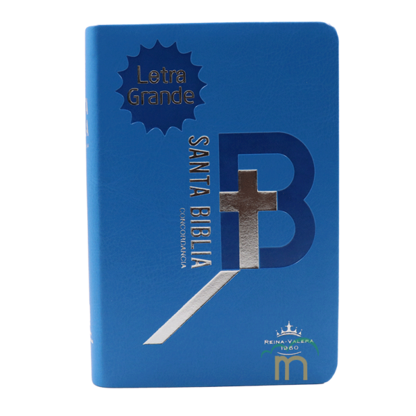 Biblia chica letra mediana DR RVR60 - Azul