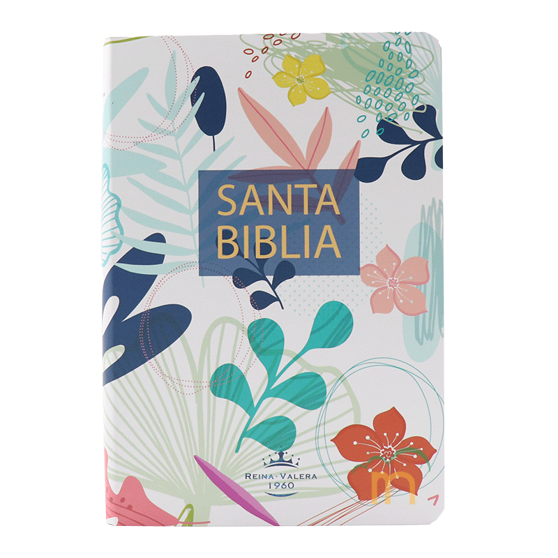 Biblia mediana letra grande RVR60 - Blanca flores