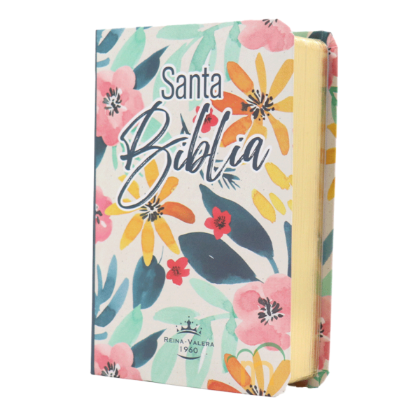Biblia mini bolsillo semiflexible RVR60 - Flores - Image 2