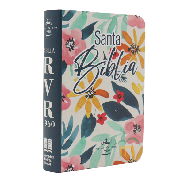 Biblia mini bolsillo semiflexible RVR60 - Flores - Image 3