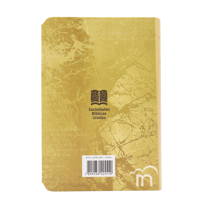 Biblia mini bolsillo semiflexible RVR60 - León dorado - Image 4