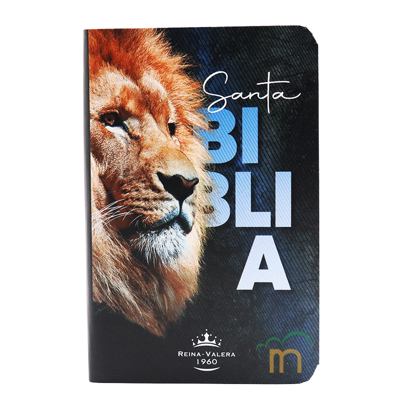 Biblia mini bolsillo semiflexible RVR60 - León perfil