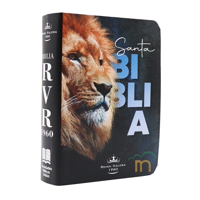 Biblia mini bolsillo semiflexible RVR60 - León perfil - Image 3