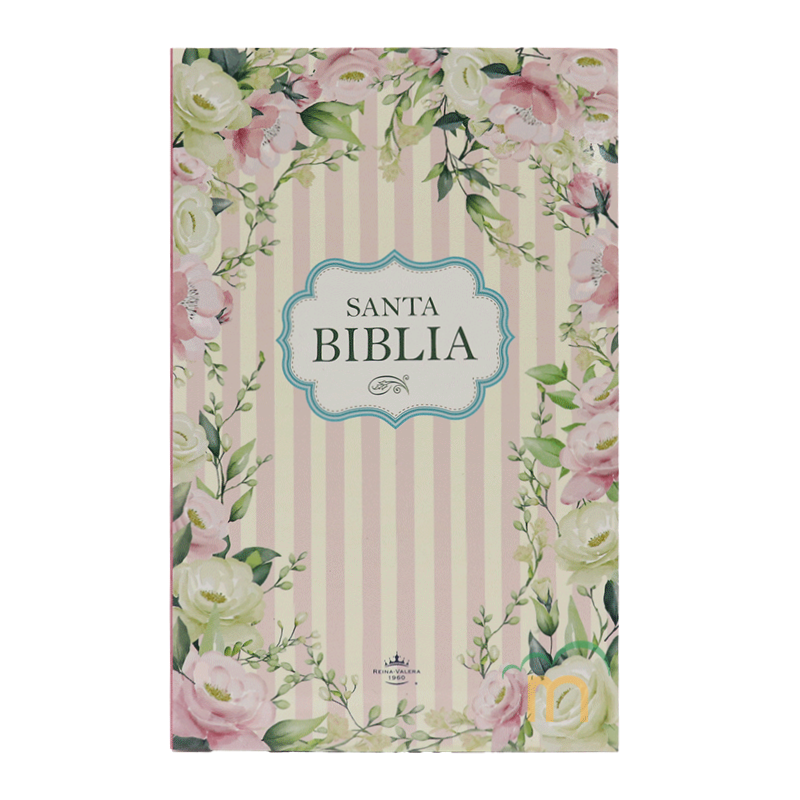 Biblia misionera RVR60 - Flores rayas