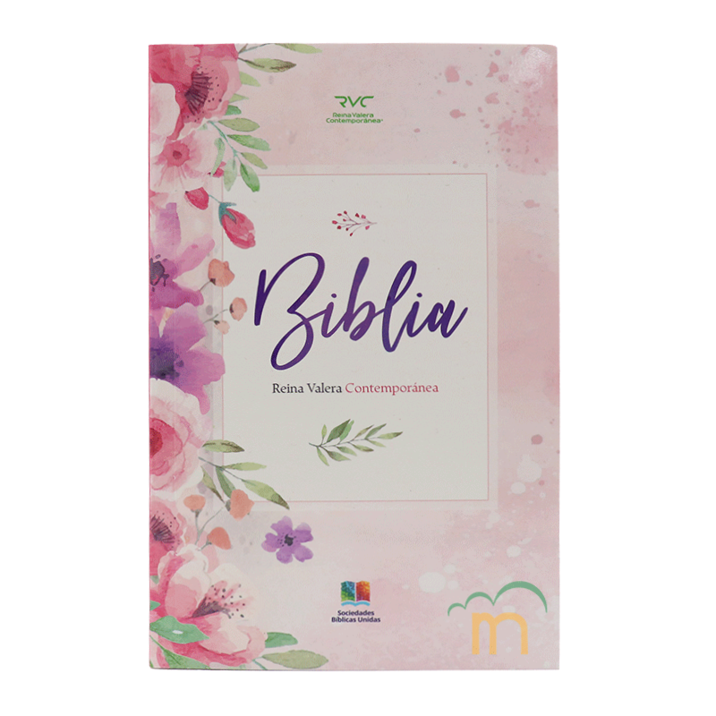 Biblia misionera RVC - Flores rosa