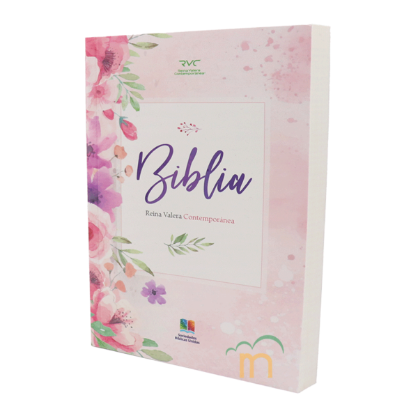 Biblia misionera RVC - Flores rosa - Image 2