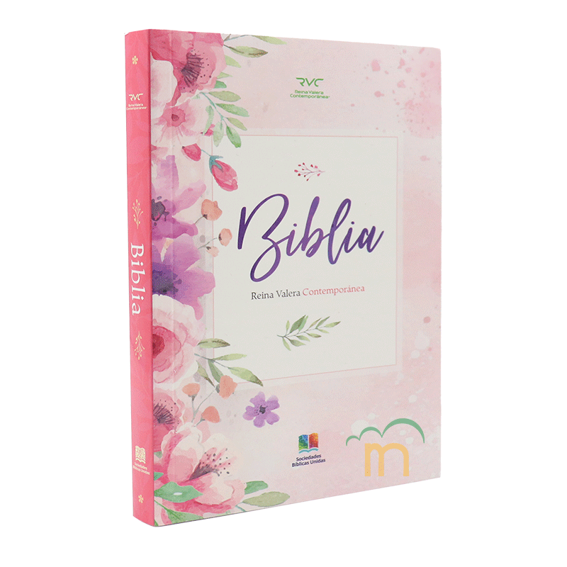 Biblia misionera RVC - Flores rosa - Image 3