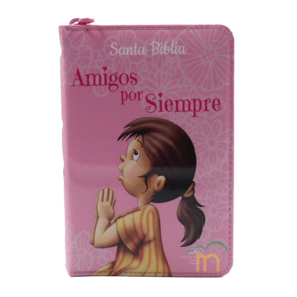 Biblia Amigos por siempre rosa - RVR60 - Cierre