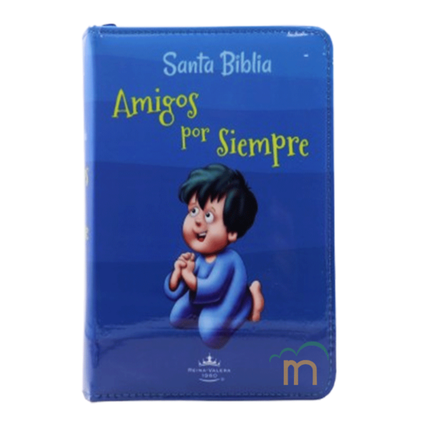 Biblia Amigos por siempre azul - RVR60 - Cierre