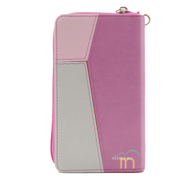Biblia chequera RVR60 - Contempo tricolor rosa - Cierre - Índice - Image 4