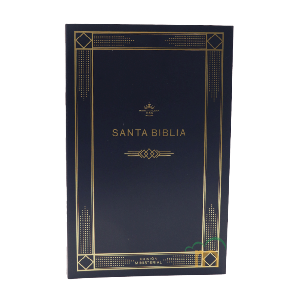 Biblia edición ministerial RVR60 - Azul oscuro