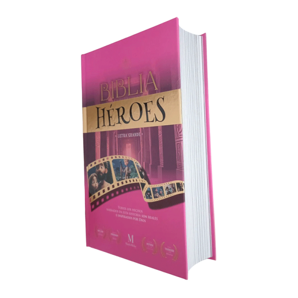 Biblia héroes RVR60 - Rosa - Tapa dura - Image 2