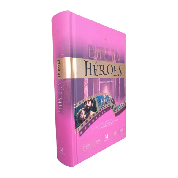 Biblia héroes RVR60 - Rosa - Tapa dura - Image 3
