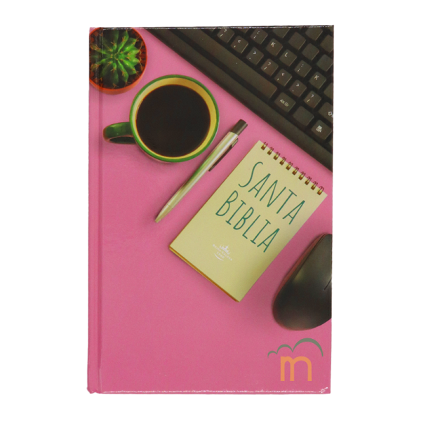 Biblia mediana para jóvenes fuente de bendiciones RVR60 - Rosa