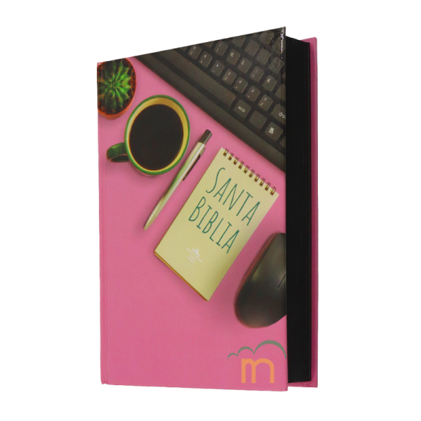 Biblia mediana para jóvenes fuente de bendiciones RVR60 - Rosa - Image 2
