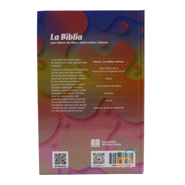 Biblia de estudio Avivemos para lideres de niños, adolescentes y jóvenes TLA - Tapa dura - Image 4