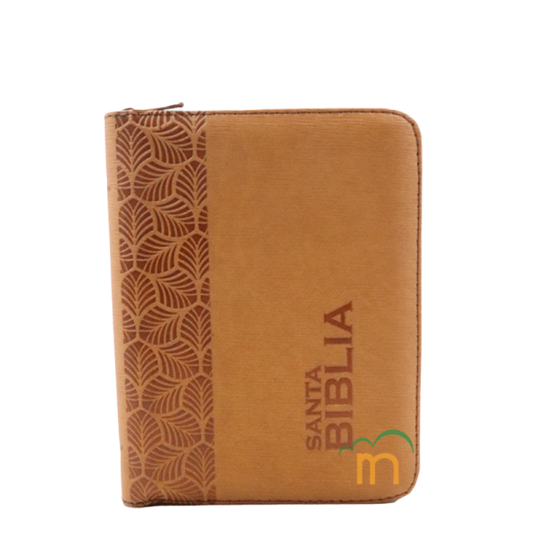 Biblia chica letra chica 8 puntos RVR60 - QR Miel - Cierre