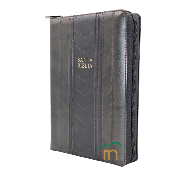 Biblia manual letra gigante RVR60 - Negro - Cierre - Índice - Image 2