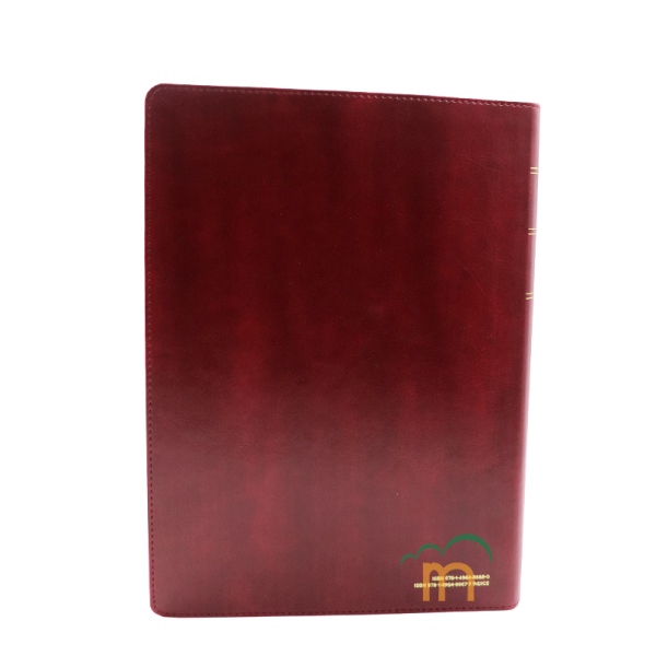 Biblia de Estudio Diario Vivir Letra grande RVR60 - Vino tinto - Image 4