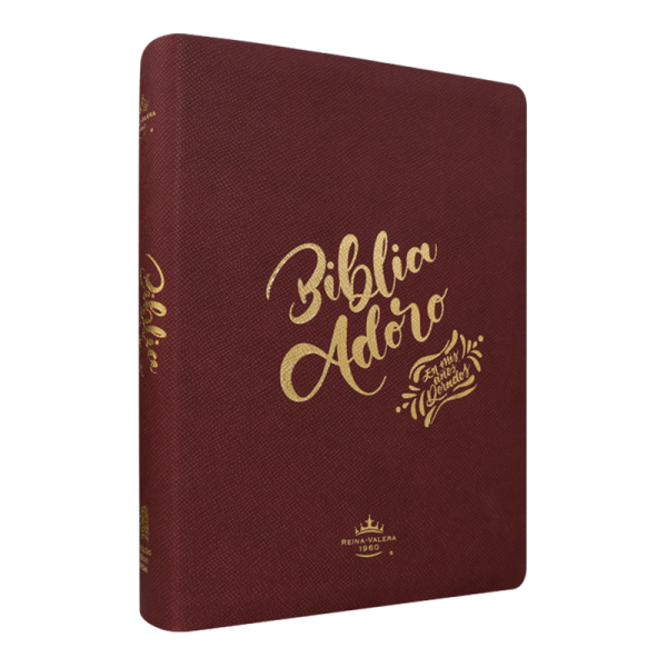 Biblia Adoro RVR60 - Vino - Imitación piel - Image 2