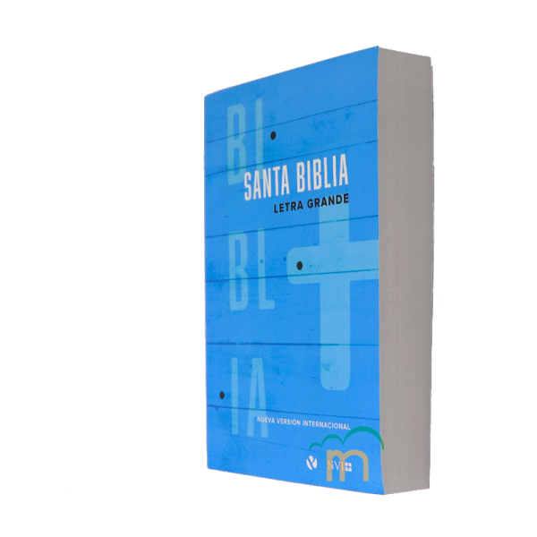 Biblia manual letra grande NVI - Azul - Image 2