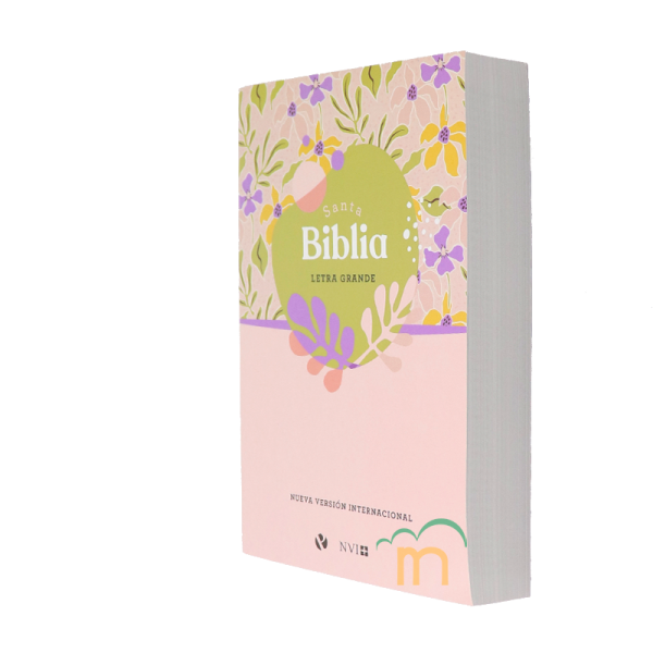 Biblia manual letra grande NVI - Flores - Image 2