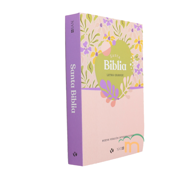 Biblia manual letra grande NVI - Flores - Image 3