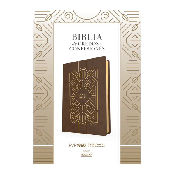 Biblia de credos y confesiones RVR60 - Café