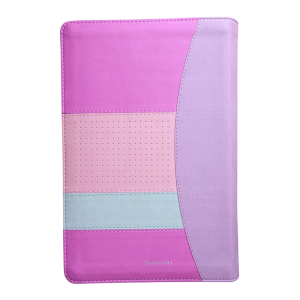 Biblia manual letra gigante RVR60 - Iconic Tricolor Lila - Cierre - Índice - Image 2