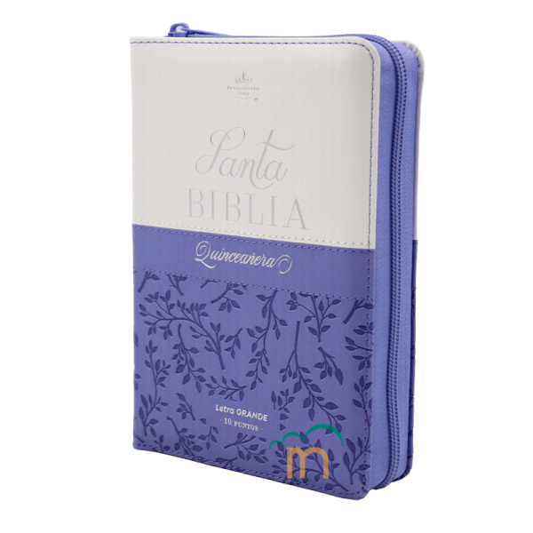 Biblia quinceañera RVR60 - Lila blanco - Cierre - Índice - Image 2