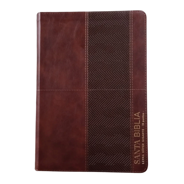 Biblia Éfeso grande letra súpergigante RVR60 - Café geométrico