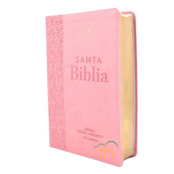 Biblia Éfeso grande letra súpergigante RVR60 - Rosa floral - Image 2