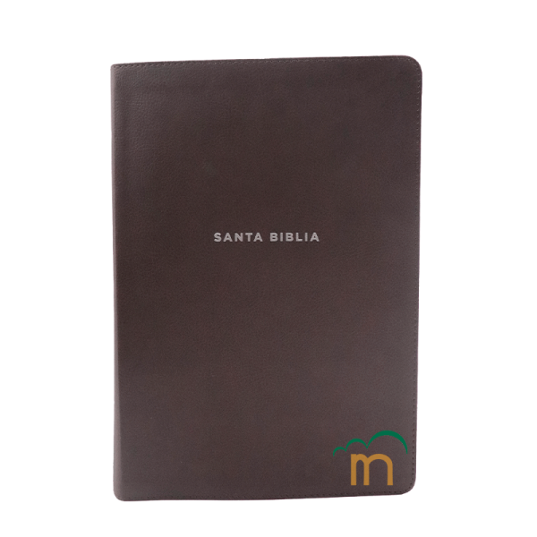 Biblia de Estudio NVI 2022 Actualizada - Letra Grande - Imitación Piel Café