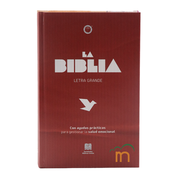 Biblia Mediana Salud Emocional TLA - Letra Grande - Tapa Dura - Roja