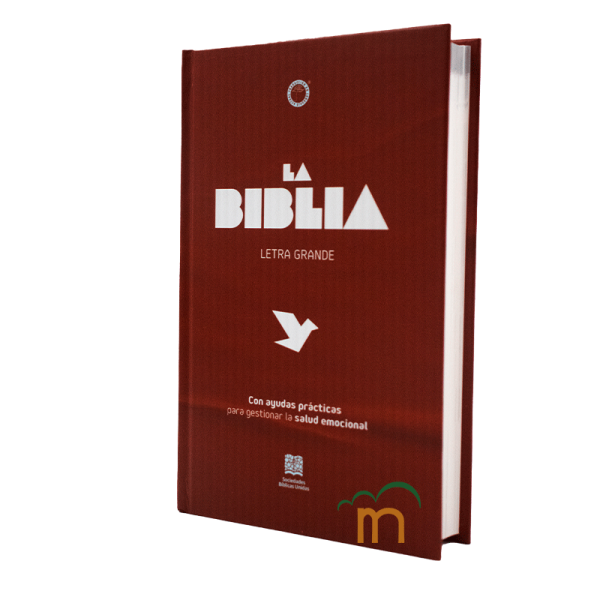 Biblia Mediana Salud Emocional TLA - Letra Grande - Tapa Dura - Roja - Image 2
